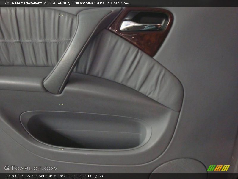 Brilliant Silver Metallic / Ash Grey 2004 Mercedes-Benz ML 350 4Matic