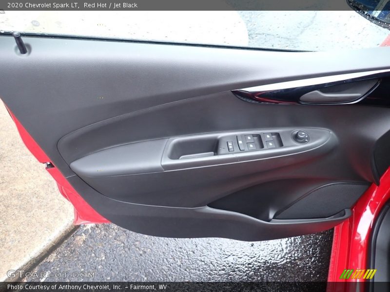 Red Hot / Jet Black 2020 Chevrolet Spark LT