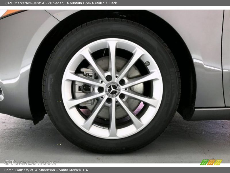 Mountain Grey Metallic / Black 2020 Mercedes-Benz A 220 Sedan