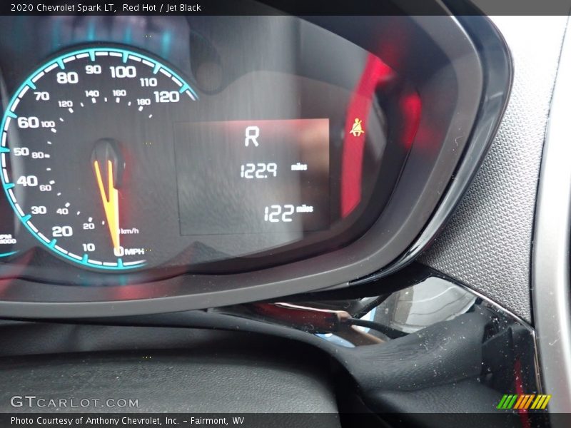 Red Hot / Jet Black 2020 Chevrolet Spark LT