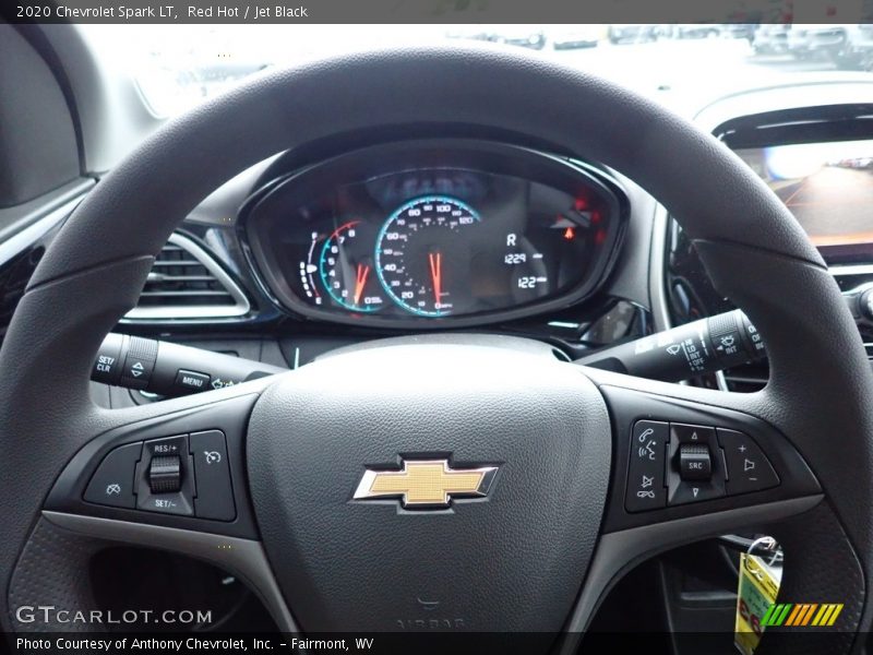 Red Hot / Jet Black 2020 Chevrolet Spark LT