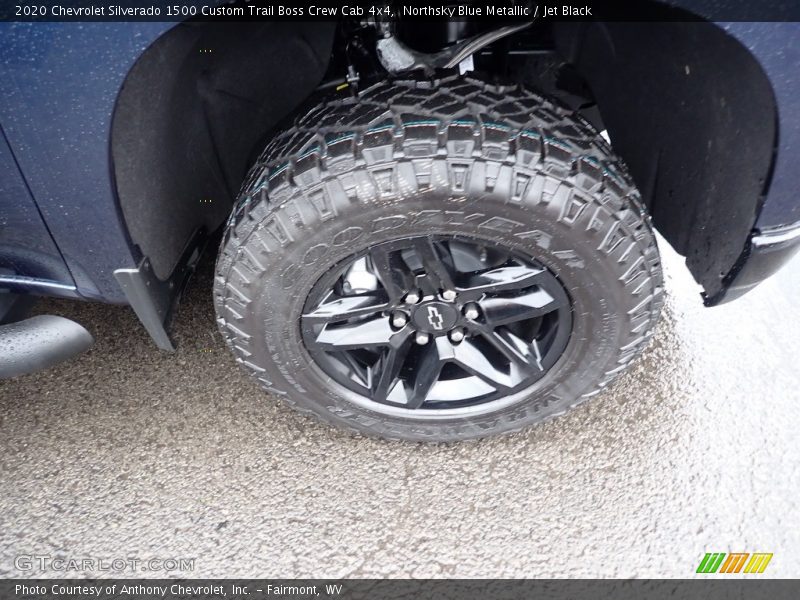Northsky Blue Metallic / Jet Black 2020 Chevrolet Silverado 1500 Custom Trail Boss Crew Cab 4x4