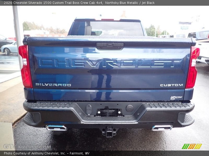 Northsky Blue Metallic / Jet Black 2020 Chevrolet Silverado 1500 Custom Trail Boss Crew Cab 4x4