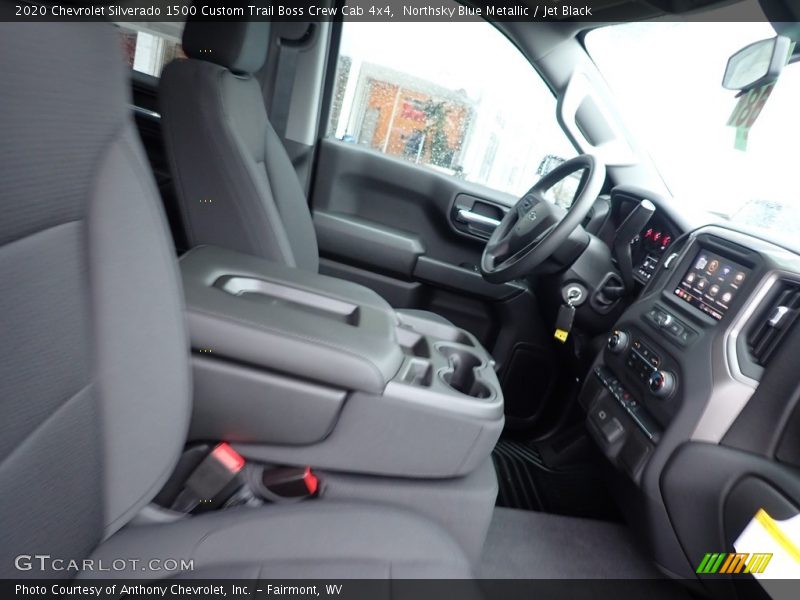 Northsky Blue Metallic / Jet Black 2020 Chevrolet Silverado 1500 Custom Trail Boss Crew Cab 4x4