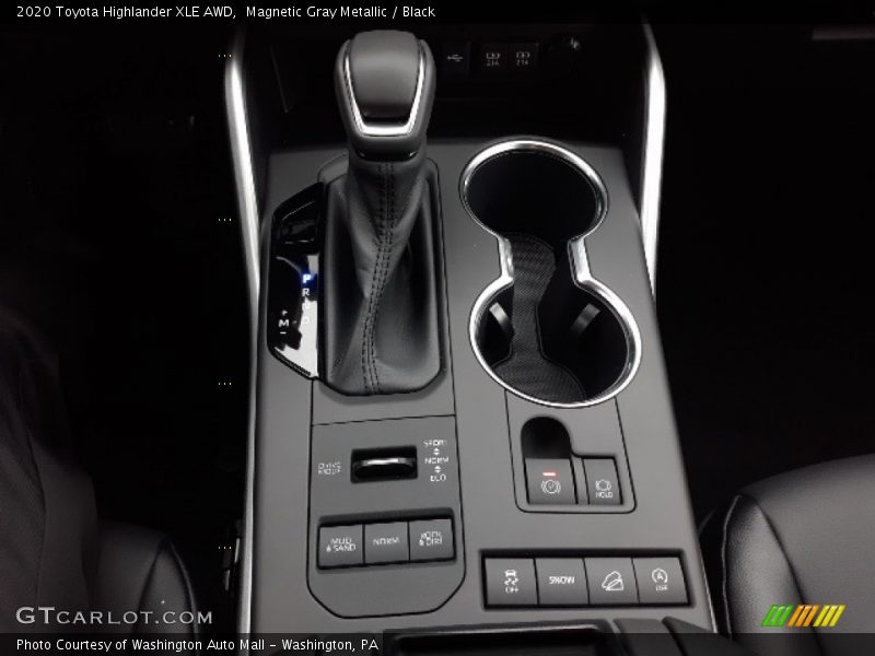 Magnetic Gray Metallic / Black 2020 Toyota Highlander XLE AWD