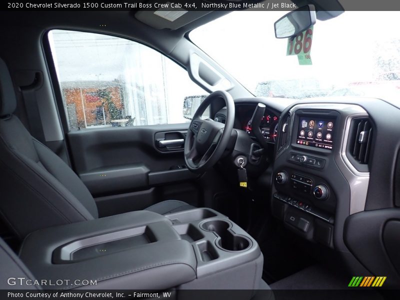 Northsky Blue Metallic / Jet Black 2020 Chevrolet Silverado 1500 Custom Trail Boss Crew Cab 4x4