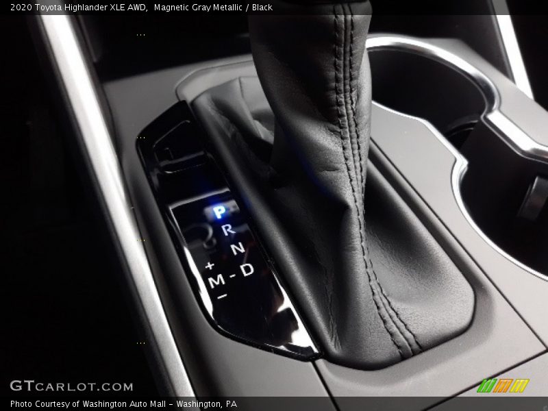 Magnetic Gray Metallic / Black 2020 Toyota Highlander XLE AWD