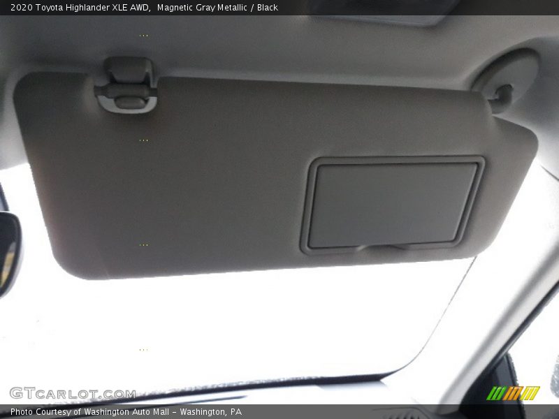 Magnetic Gray Metallic / Black 2020 Toyota Highlander XLE AWD