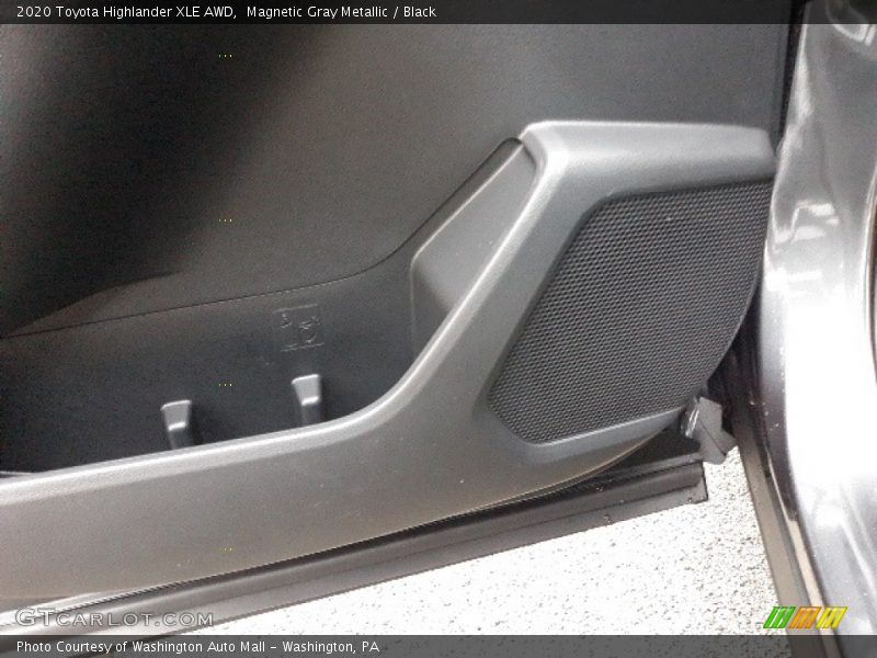 Magnetic Gray Metallic / Black 2020 Toyota Highlander XLE AWD