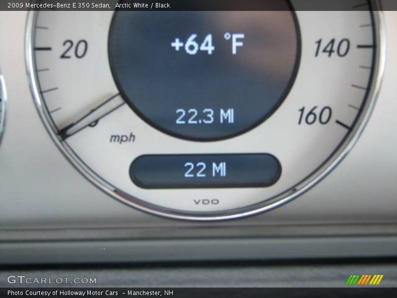 Arctic White / Black 2009 Mercedes-Benz E 350 Sedan