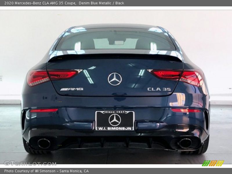 Denim Blue Metallic / Black 2020 Mercedes-Benz CLA AMG 35 Coupe