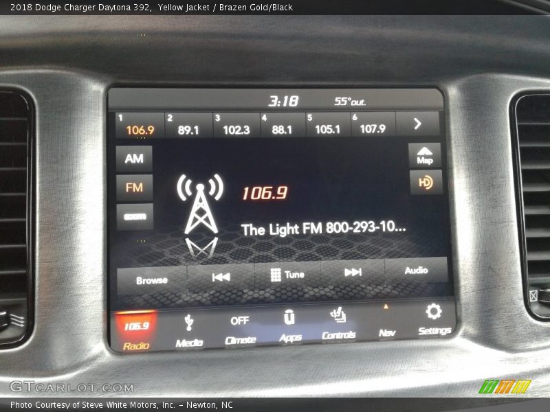 Yellow Jacket / Brazen Gold/Black 2018 Dodge Charger Daytona 392