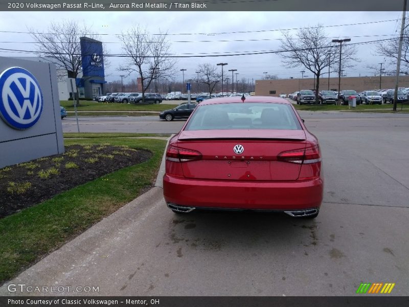 Aurora Red Metallic / Titan Black 2020 Volkswagen Passat R-Line