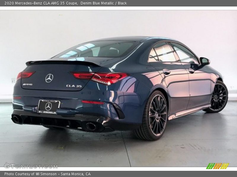 Denim Blue Metallic / Black 2020 Mercedes-Benz CLA AMG 35 Coupe