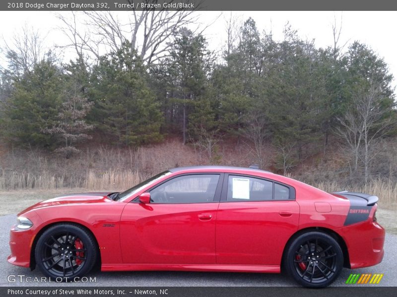 Torred / Brazen Gold/Black 2018 Dodge Charger Daytona 392