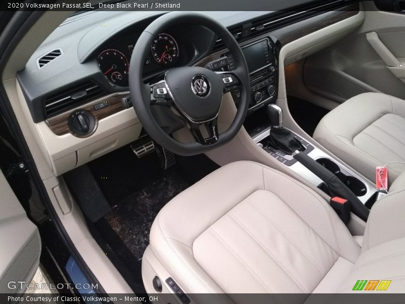 Deep Black Pearl / Shetland 2020 Volkswagen Passat SEL