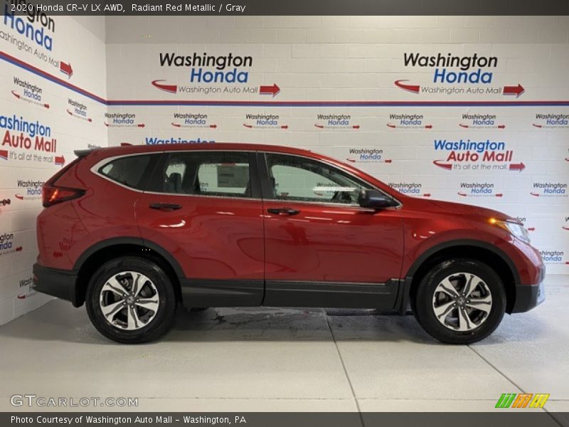Radiant Red Metallic / Gray 2020 Honda CR-V LX AWD
