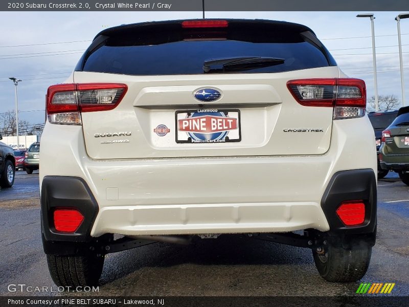 Crystal White Pearl / Gray 2020 Subaru Crosstrek 2.0