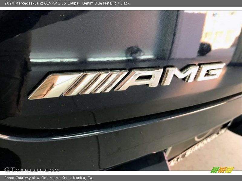Denim Blue Metallic / Black 2020 Mercedes-Benz CLA AMG 35 Coupe