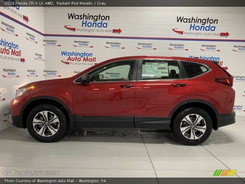 Radiant Red Metallic / Gray 2020 Honda CR-V LX AWD