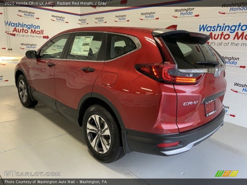 Radiant Red Metallic / Gray 2020 Honda CR-V LX AWD
