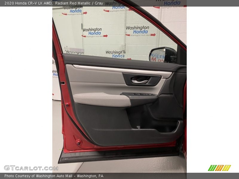 Radiant Red Metallic / Gray 2020 Honda CR-V LX AWD