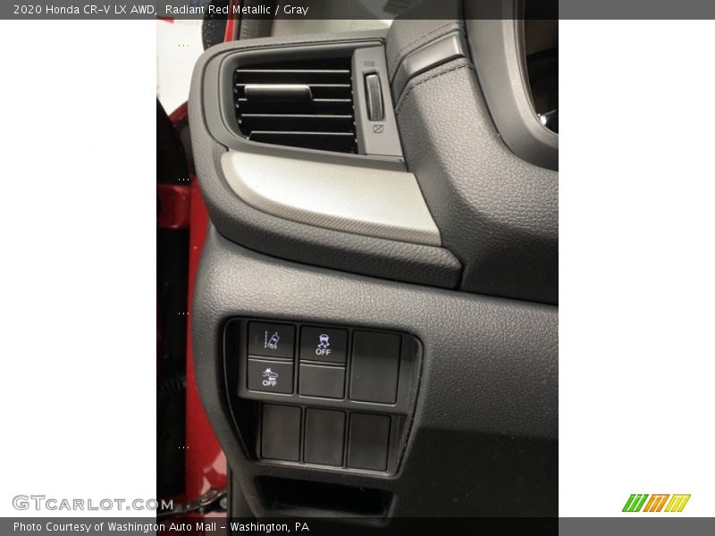 Radiant Red Metallic / Gray 2020 Honda CR-V LX AWD
