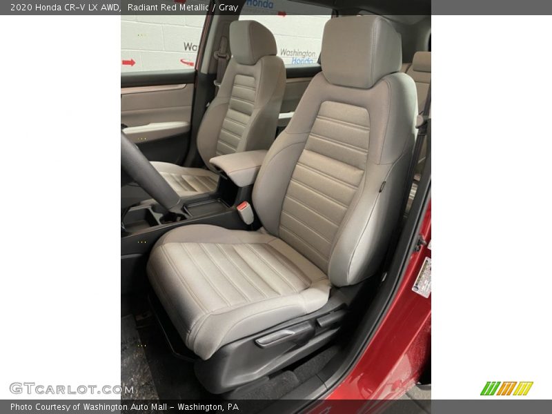 Radiant Red Metallic / Gray 2020 Honda CR-V LX AWD