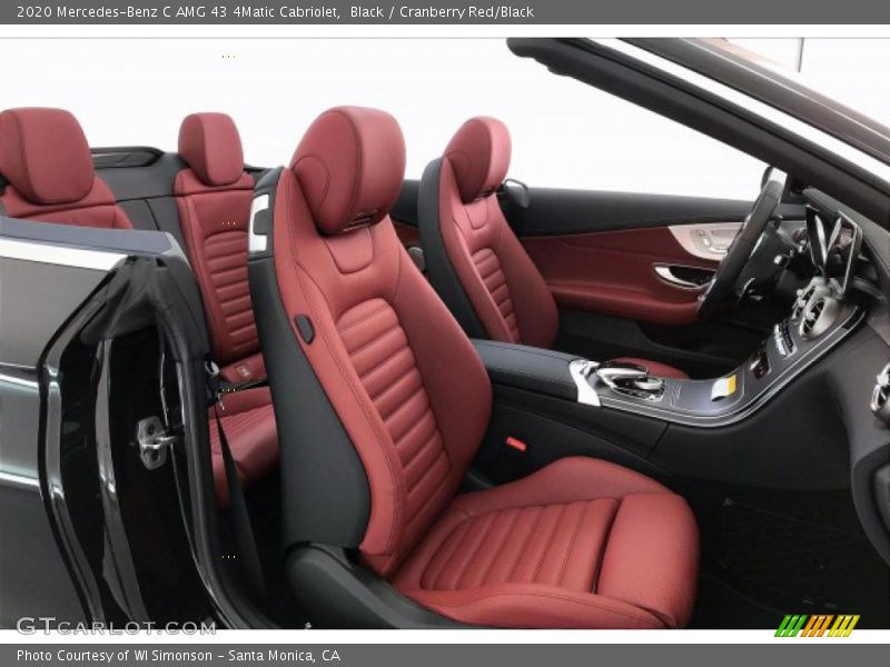  2020 C AMG 43 4Matic Cabriolet Cranberry Red/Black Interior