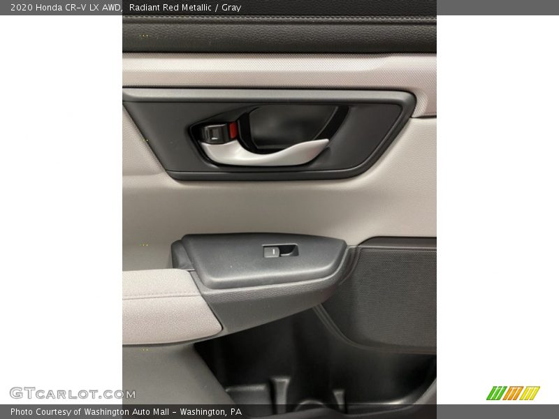 Radiant Red Metallic / Gray 2020 Honda CR-V LX AWD
