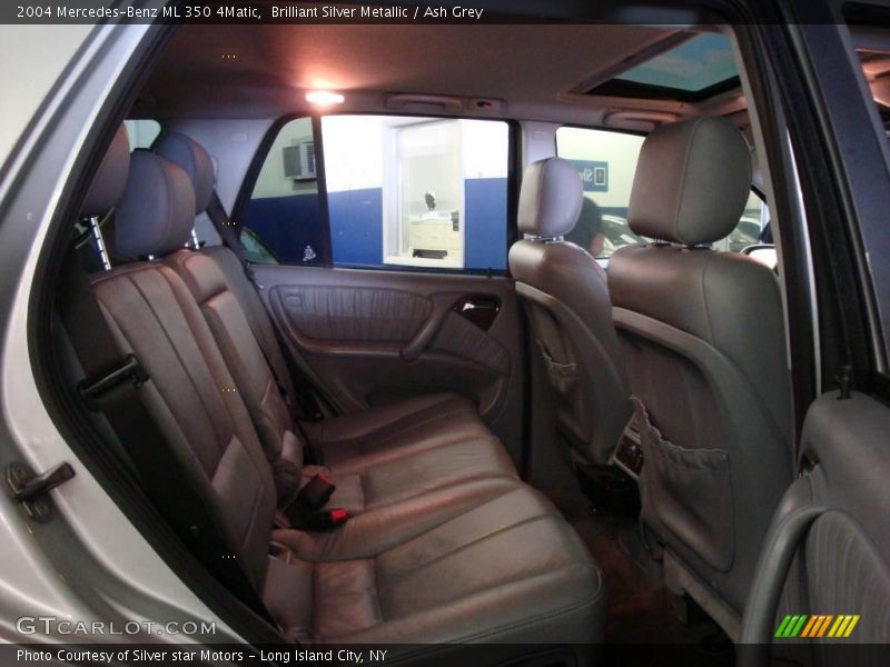 Brilliant Silver Metallic / Ash Grey 2004 Mercedes-Benz ML 350 4Matic