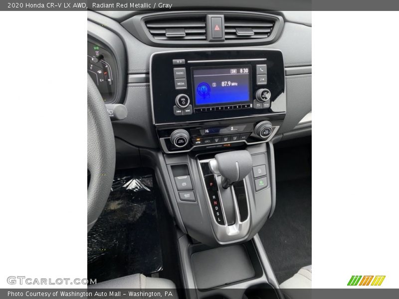 Radiant Red Metallic / Gray 2020 Honda CR-V LX AWD