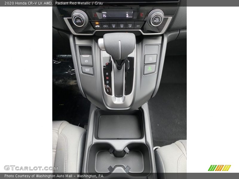 Radiant Red Metallic / Gray 2020 Honda CR-V LX AWD