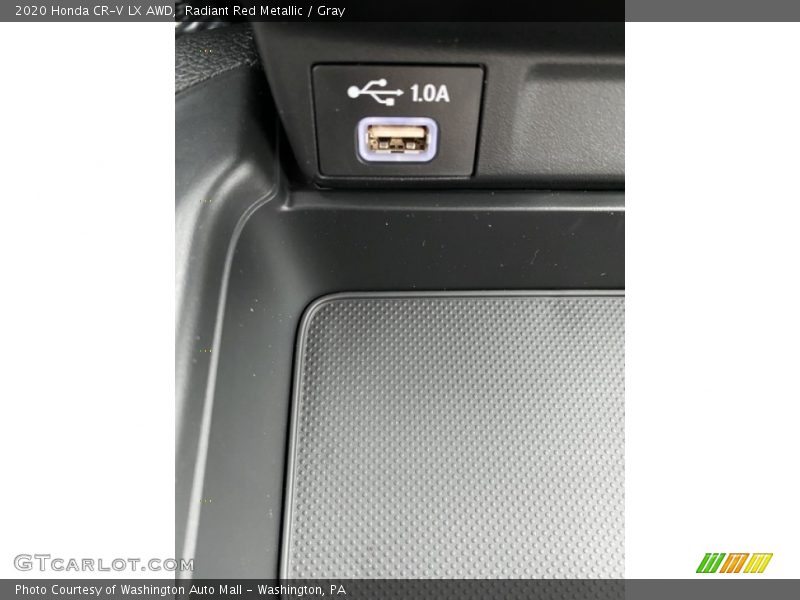 Radiant Red Metallic / Gray 2020 Honda CR-V LX AWD