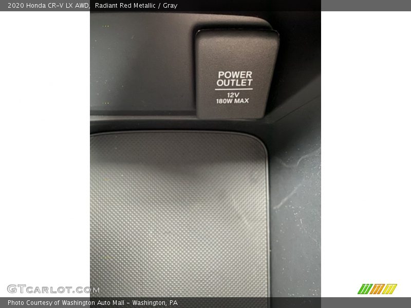 Radiant Red Metallic / Gray 2020 Honda CR-V LX AWD