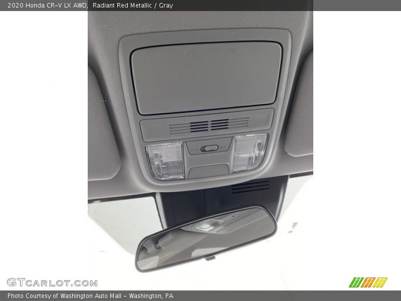 Radiant Red Metallic / Gray 2020 Honda CR-V LX AWD