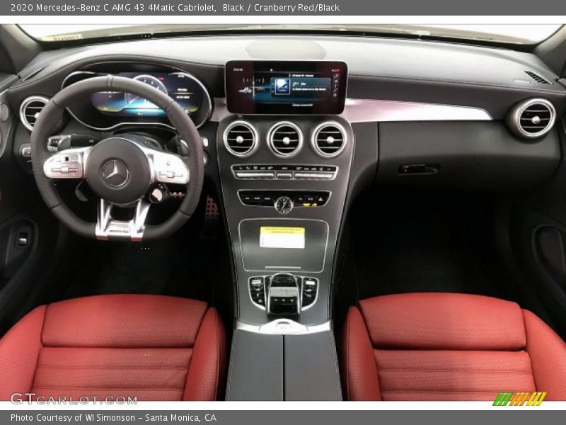 Dashboard of 2020 C AMG 43 4Matic Cabriolet
