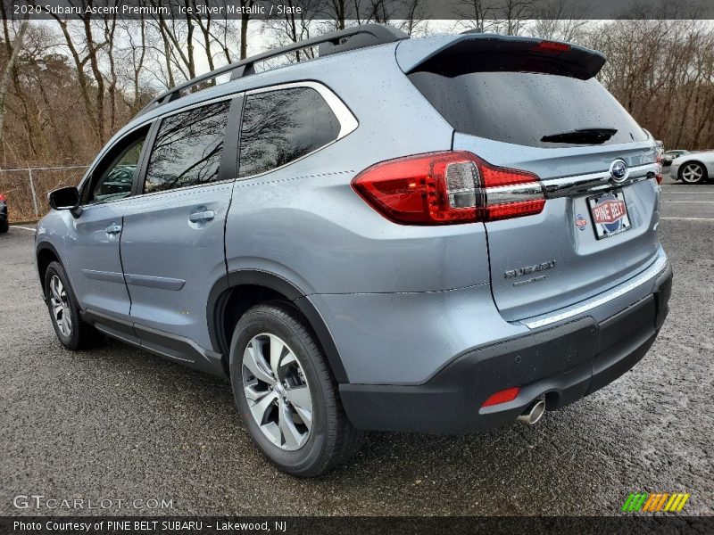 Ice Silver Metallic / Slate 2020 Subaru Ascent Premium