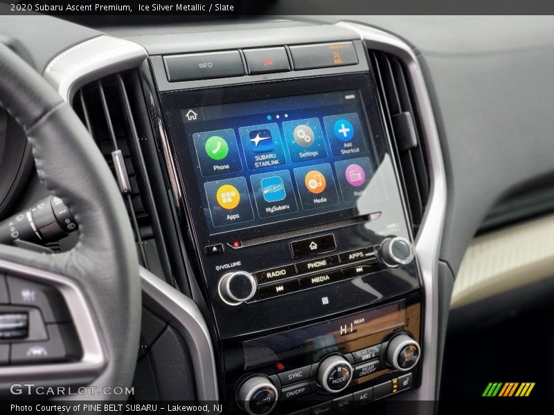 Ice Silver Metallic / Slate 2020 Subaru Ascent Premium
