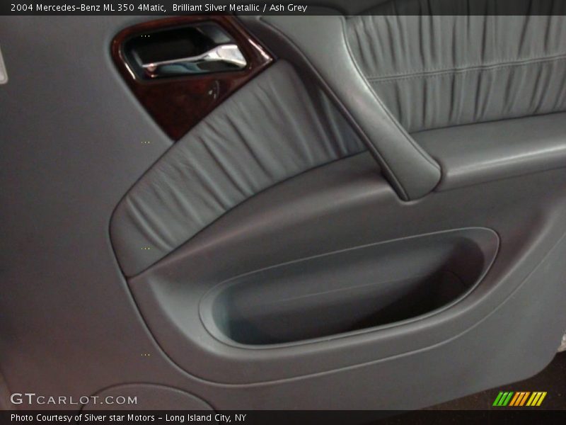 Brilliant Silver Metallic / Ash Grey 2004 Mercedes-Benz ML 350 4Matic