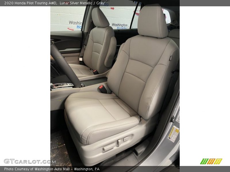 Lunar Silver Metallic / Gray 2020 Honda Pilot Touring AWD