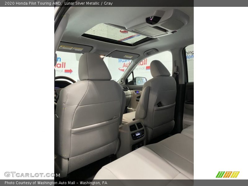 Lunar Silver Metallic / Gray 2020 Honda Pilot Touring AWD