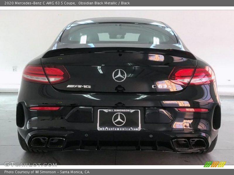 Obsidian Black Metallic / Black 2020 Mercedes-Benz C AMG 63 S Coupe