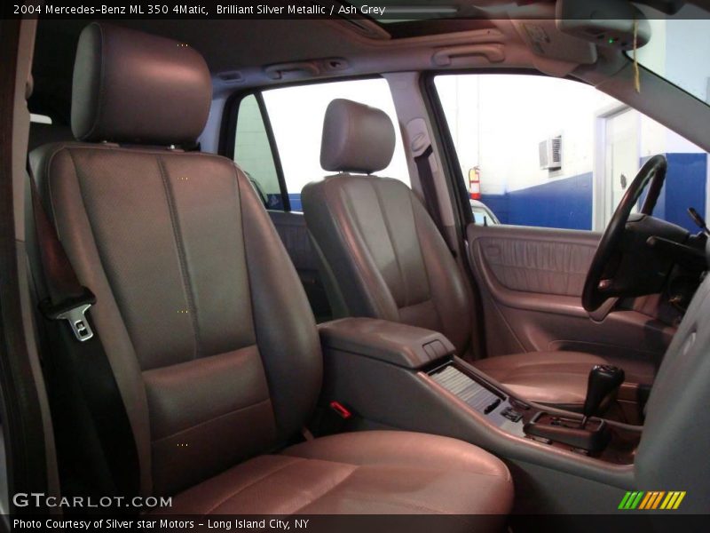 Brilliant Silver Metallic / Ash Grey 2004 Mercedes-Benz ML 350 4Matic