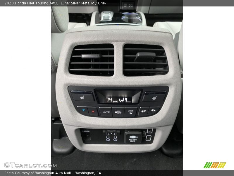 Lunar Silver Metallic / Gray 2020 Honda Pilot Touring AWD