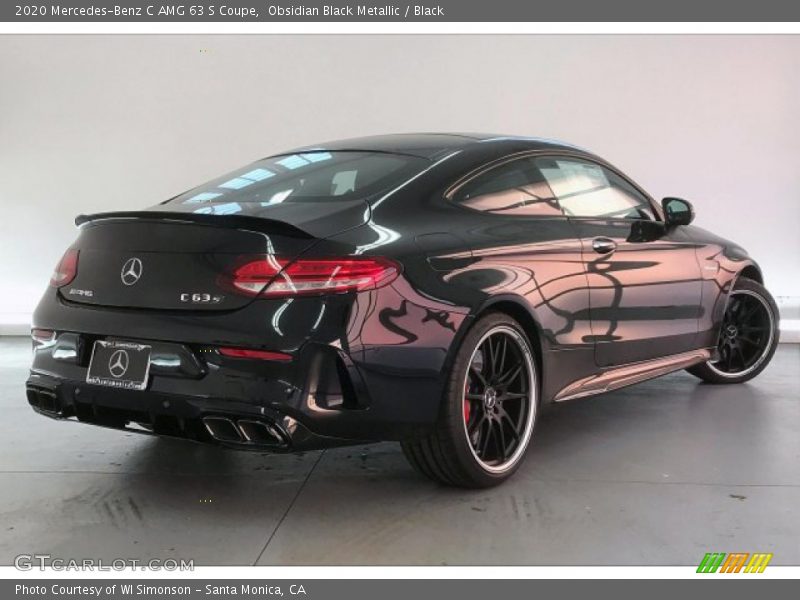 Obsidian Black Metallic / Black 2020 Mercedes-Benz C AMG 63 S Coupe