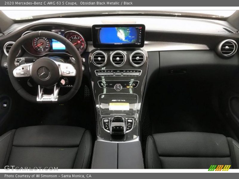 Dashboard of 2020 C AMG 63 S Coupe