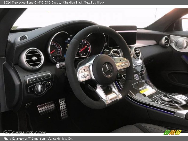 Obsidian Black Metallic / Black 2020 Mercedes-Benz C AMG 63 S Coupe