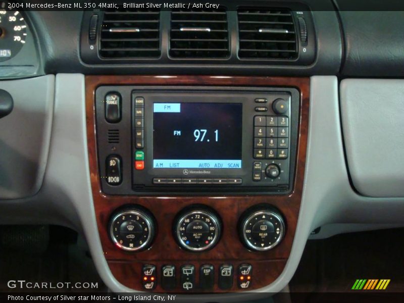 Brilliant Silver Metallic / Ash Grey 2004 Mercedes-Benz ML 350 4Matic