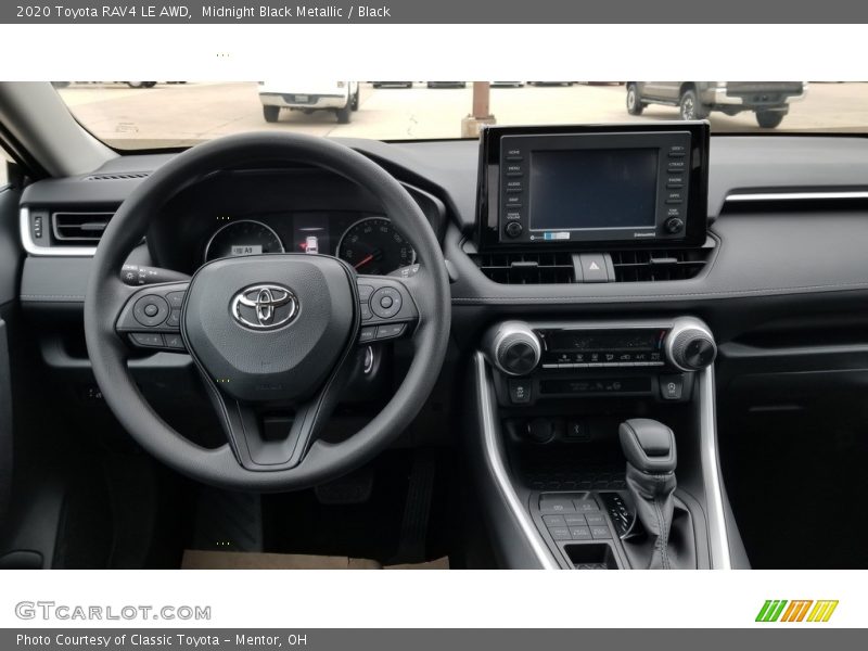 Midnight Black Metallic / Black 2020 Toyota RAV4 LE AWD